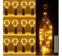WOVTE 12 PCS Guirlandes Lumineuses LED pour Bouteille De Fée - lumières fée - Décoration de Bouteille - 2m 20 Boules