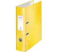 Wow 10050016 Lever Arch File A4 Yellow Spine 80 Mm