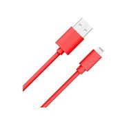 Wow - Câble Lightning - USB mâle pour Lightning mâle - 1 m - rouge