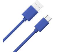 Câble USB A / USB C 3A 1m FastCharge 15W Bleu WOW
