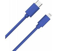 WOW, câble USB-C/Lightning 1 m - 3 A, bleu