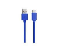 WOW - Câble USB - USB (M) pour 24 pin USB-C (M) - 3 A - 1 m - bleu