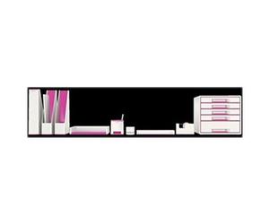 WOW Desk Organizer - Tapis de charge sans fil - 1 A - sur le câble : Micro-USB - rose métallisé