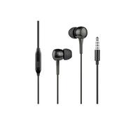 WOW - Ecouteurs avec micro - intra-auriculaire - filaire - jack 3,5mm - noir