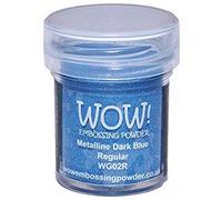 WOW ! Embossage poudre 15ml-Dark Blue Metalline