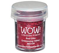 WOW ! Embossage poudre 15ml-rouge paillettes
