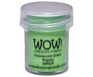 Wow Embossing Powder 15 ML, Vert Fluo