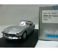WOW EXTRÊMEMENT RARE BMW 507 3.2 V8 1956 Silver Red Hard Top 1:43 Minichamps-...
