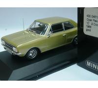 WOW EXTRÊMEMENT RARE Opel Rekord C Berline 1.9L 1966 Gold 1:43 Minichamps-Dip...