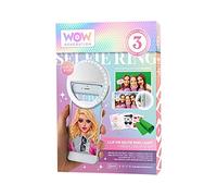 WOW Generation Anneau Lumineux sans Fil pour téléphone et Tablette USB pour Enfant avec Accessoires, WOW00024, Black