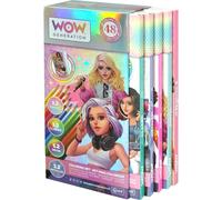 Wow Generation Coffret De 48 Crayons De Couleur Avec Carnet