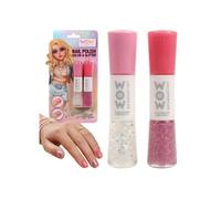 WOW Generation Coffret de vernis à ongles vernis 2en1 sans danger pour les enfants 4+