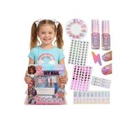 WOW Generation Grand kit de manucure avec des faux ongles parfumés Kit de manucure pour enfants