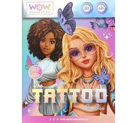 Wow Generation - Kit de tatouage pailleté, stylos à paillettes, pierres décoratives, pochoirs créatifs, tatouages temporaires, idéal pour offrir