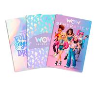 Wow Generation Lot De 3 Cahiers A5 De 24 Pages