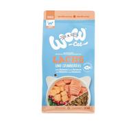 WOW Nourriture sèche pour chat - Saumon - 1 x 2 kg - Sans céréales ni sucre