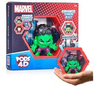WOW! PODS 4D Marvel Hulk | Figurine Unique à Collectionner à tête branlante Qui éclate de Leur Monde dans Le vôtre | Présentoir Mural ou d'étagère | Jouets et Cadeaux Marvel | Série 1 n° 412