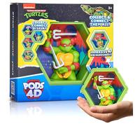 WOW! PODS - 4D Ninja Turtles Raphael, Figurine Unique à Collectionner à tête branlante Qui éclate de Leur Monde dans Le vôtre, Affichage Mural ou étagère, Jouets et Cadeaux Tortues Ninja Série 1 n°