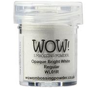 WOW! Poudre à embosser 15 ml - Blanc brillant opaque