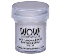 WOW! Poudre à Embosser 15 ML, Hologramme Transparent Scintillant