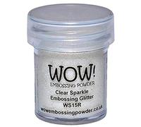 WOW! Poudre à embosser 15 ml, transparent scintillant
