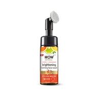WOW Skin Science Brightening Vitamin C Foaming Face Wash with Built-In Face Brush for deep cleansing - No Parabens, Sulphate, Silicones & Color - 100mL