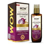 WOW Skin Science Huile capillaire à base de graines d'oignon avec peigne applicateur - Contrôle la chute des cheveux - Sans huile minérale, silicone, huile de cuisson et parfum synthétique - 100 ml