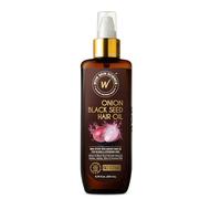 WOW Skin Science Huile capillaire à l'oignon noir pour cheveux secs abîmés et croissance Brun 200 ml (lot de 1)