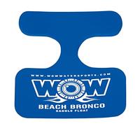 WOW Sports Selle d'eau en Mousse pour Adultes et Enfants, siège de Piscine pour 1 Personne, Accessoires d'eau, Bleu, 53,3 x 50,8 x 4,1 cm