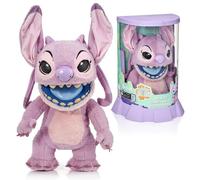 WOW! STUFF Disney Angel Puppetronic par RealFX | avec un certificat de 1ère édition limitée | Apparence, sensation et son réel | Lilo & Stitch de Disney | Plus de 100 actions et sons | 45,7 cm de haut