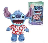 WOW! Stuff Disney Hawaiian Chatty Stitch Deluxe Puppetronic Stitch, Plus de 50 Combinaisons d'action et de Son, Hauteur 30 cm, pour Enfants de 6 Ans à Adulte