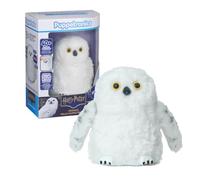 WOW! Stuff Harry Potter Hedwig Palm Puppetronic - Hibou interactif à partir | Plus de 30 sons et réactions réalistes | Ailes mobiles, tête rotative et bec d'ouverture | Boutons cachés | Cadeau sous