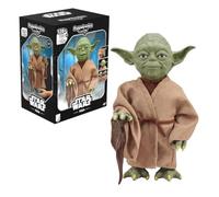 WOW! Stuff Marionnette animatronique Interactive Star Wars Yoda par RealFX | Plus de 120 Sons et Actions | Peau réaliste, Yeux Mobiles, Bouche, Oreilles et tête | Robes Jedi de qualité supérieure |