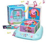 WOW! STUFF Peppa Pig Blocs de Puzzle musicaux | Jouet d'apprentissage préscolaire Qui Joue 6 chansons de comptines | pour Les Tout-Petits Filles et garçons de 2, 3, 4 et 5 Ans (Peppa Pig Toys)
