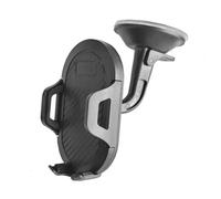 Support Voiture Pare-brise + Ventilation 2 en 1 Maintien clip ajustable Noir WOW