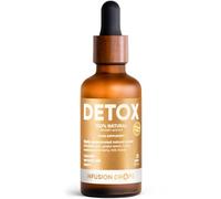 WOW TEA Detox Infusion Drops - Extraits d'herbes 100 % naturels pour le nettoyage du corps, le drainage et le ventre plat - Végétalien, sans caféine, gouttes détox sans alcool - Fabriqué dans l'UE