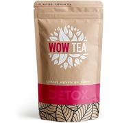WOW TEA Detox - Programme de nettoyage du corps profond de 21 jours | Thé Détoxifiant | Rétention d’Eau Cure/Yerba-Mate, Thé Vert, Pu-erh | 150g, Made in EU