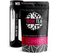 WOW TEA Kit de Nettoyage: Thé Détoxifiant 21 jours | Thé Minceur | Tisane pour Perte de Poids et de Graisses | Bouteille d'infuseur de Thé | 150g, Made in EU