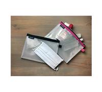 WOW Travel Large - Housse for travel documents/personal belongings/swimming gear/beach accessories/underwear - EVA foil - rose