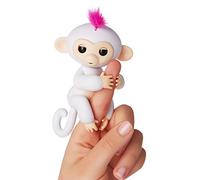Wow Wee - Fingerlings - bébé singe Ouistiti interactif, 12cm, blanc