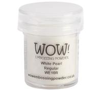 WOW White Pearl-Regular Poudre à Embosser Multicolore 5 x 3 x 3 cm