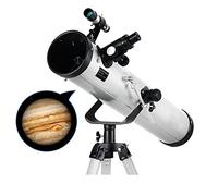 WOWCSXWC 125mm Caliber Reflection Telescope, Telescopes for Astronomy,Telescope with Adjustable Tripod and 5x24 Finder,The Best Astronomy Gift,for Beginner,Adult and Kids (Color : Package 3)