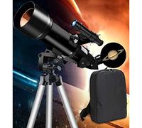 WOWCSXWC Children's Astronomical Telescope, Entry-Level Telescope,70mm Aperture 400mmMount Astronomical Refractor Telescope,The (Color : Package 2)