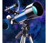 WOWCSXWC Telescope for Kids,70mm Aperture 400mmMount Astronomy Telescope,Portable Kids Telescope,Refractor Telescope for Kids Adults and Beginners,Children's Gifts (Color : Package 4)