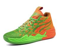 WOWEI Chaussure de Basketball Homme Montantes Baskets et Chaussures de Sport Unisexes Mode Semelle Extérieure en Caoutchouc Antidérapantes Légères Respirantes Sport Sneaker (Bask-15, 45EU)