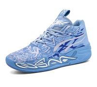 WOWEI Chaussure de Basketball Homme Montantes Baskets et Chaussures de Sport Unisexes Mode Semelle Extérieure en Caoutchouc Antidérapantes Légères Respirantes Sport Sneaker (Bask-10, 43EU)