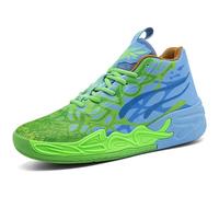 WOWEI Chaussure de Basketball Homme Montantes Baskets et Chaussures de Sport Unisexes Mode Semelle Extérieure en Caoutchouc Antidérapantes Légères Respirantes Sport Sneaker (Bask-13, 44EU)