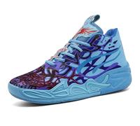 WOWEI Chaussure de Basketball Homme Montantes Baskets et Chaussures de Sport Unisexes Mode Semelle Extérieure en Caoutchouc Antidérapantes Légères Respirantes Sport Sneaker (Bask-11, 42EU)