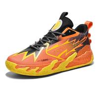 WOWEI Chaussure de Basketball Homme Montantes Baskets et Chaussures de Sport Unisexes Mode Semelle Extérieure en Caoutchouc Antidérapantes Légères Respirantes Sport Sneaker (Bask-31, 43EU)