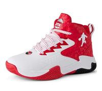 WOWEI Chaussures de Basket-Ball Garçon Enfants Basketball Chaussures Mode Garçon Confortable Antidérapantes Chaussures Baskets et Chaussures de Sport Sneaker (KKI-G2, 36EU)